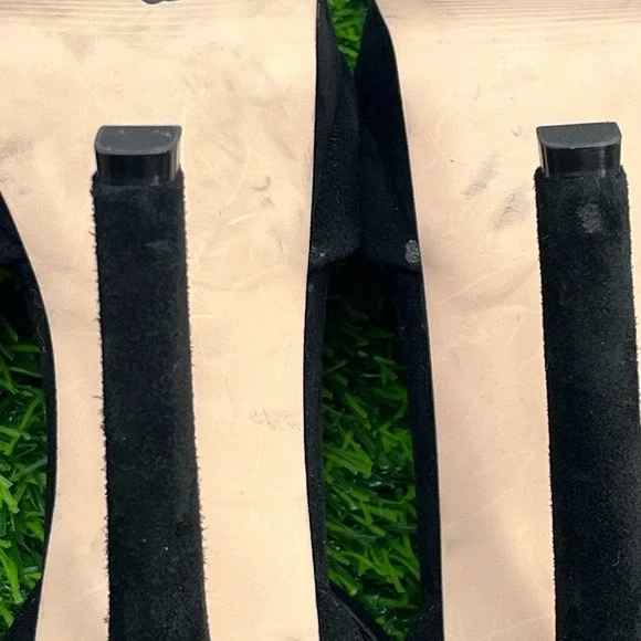 Steve Madden Women's  Black Suede Ankle-Strap Platform Dress‎ Sandals 5" Heel - Picture 8 of 9